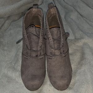 Sugar Women's Lace Up Gray Boots